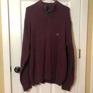 Men’s Chaps by Ralph Lauren Maroon Sweater XL